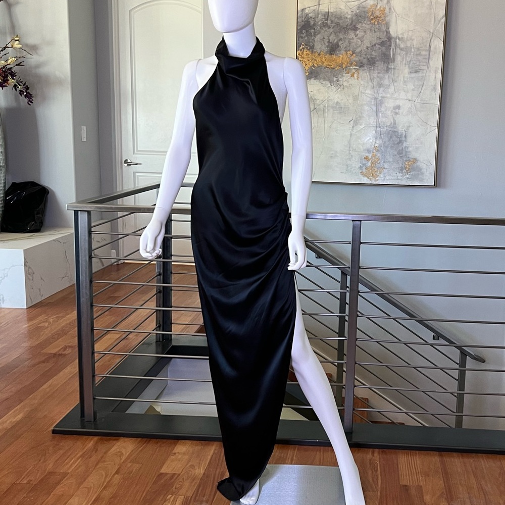 Amanda Uprichard Black Samba Dress